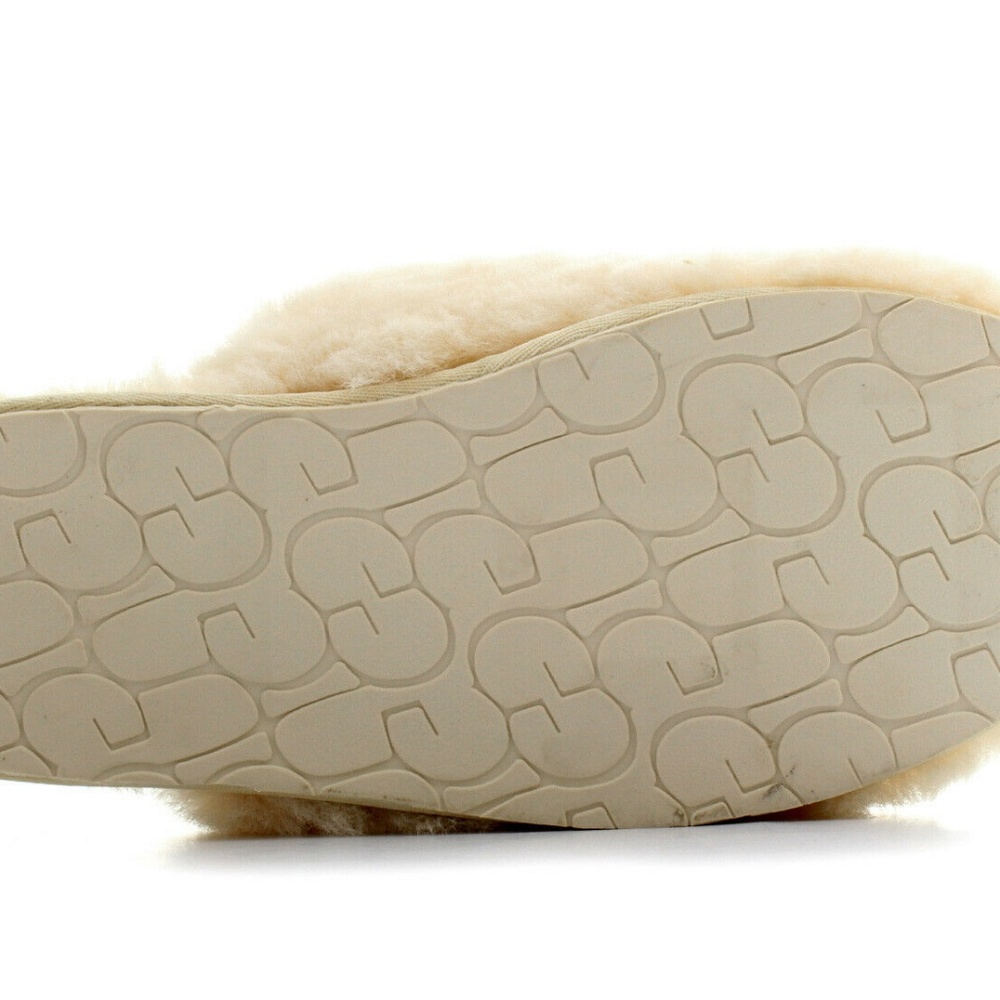 UGG Women's Fluffy Clog Slippers - Picture 2 of 3